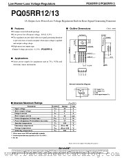 PQ05RR13 datasheet pdf SHARP