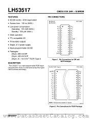 LH53517 datasheet pdf SHARP