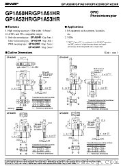 GP1A51HR datasheet pdf SHARP