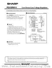 PQ15RW11 datasheet pdf SHARP