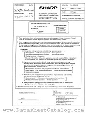 PC900VY datasheet pdf SHARP