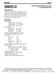 SM3512 datasheet pdf SHARP