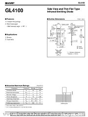 GL4100 datasheet pdf SHARP