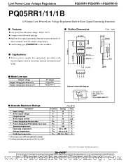 PQ05RR1B datasheet pdf SHARP