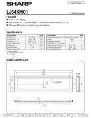 LJ64KM01 datasheet pdf SHARP