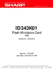 ID343K01 datasheet pdf SHARP