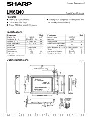 LM6Q40 datasheet pdf SHARP