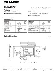 LM24022 datasheet pdf SHARP