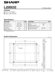 LJ280U32 datasheet pdf SHARP