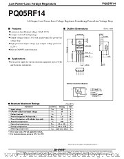 PQ05RF14 datasheet pdf SHARP