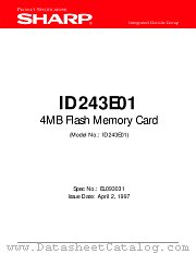 ID243E01 datasheet pdf SHARP