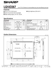 LQ10D367 datasheet pdf SHARP