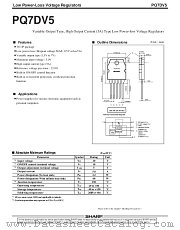 PQ7DV5 datasheet pdf SHARP