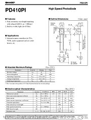 PD410PI datasheet pdf SHARP