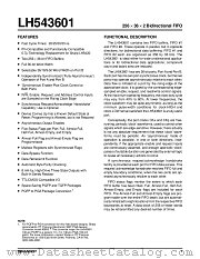 LH543601 datasheet pdf SHARP