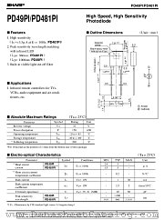 PD49PI datasheet pdf SHARP