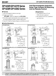 GP1U28R datasheet pdf SHARP