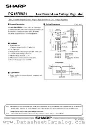 PQ15RW21 datasheet pdf SHARP