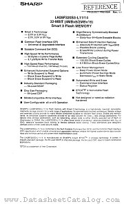 LH28F320S3-L11 datasheet pdf SHARP