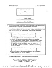 GP2W0110YP datasheet pdf SHARP