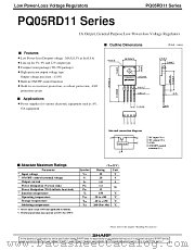 PQ05RD11-SERIES datasheet pdf SHARP