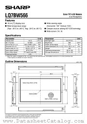 LQ7BW566 datasheet pdf SHARP