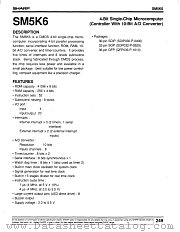 SM5K6 datasheet pdf SHARP