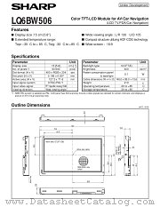 LQ6BW506 datasheet pdf SHARP