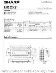 LM202KS1 datasheet pdf SHARP