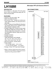 LH168M datasheet pdf SHARP