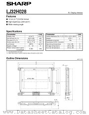 LJ32H028 datasheet pdf SHARP