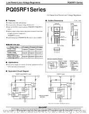 PQ05RF1-SERIES datasheet pdf SHARP