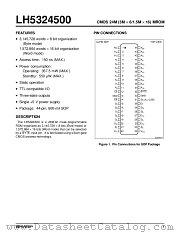 LH5324500 datasheet pdf SHARP