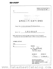 LH1684F datasheet pdf SHARP