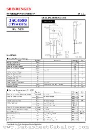 2SC4580 datasheet pdf Shindengen