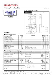 2SA1598 datasheet pdf Shindengen