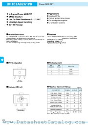 XP161A02A1PR datasheet pdf Torex Semiconductor