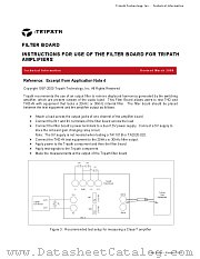 FILTER datasheet pdf Tripath