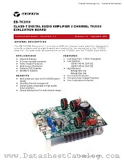 EB-TK2050 datasheet pdf Tripath