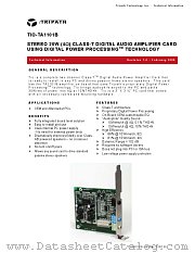 TIO-PC-AMP datasheet pdf Tripath