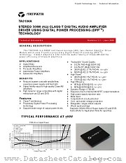 TA0104A datasheet pdf Tripath