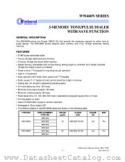 W9146XN datasheet pdf Winbond Electronics