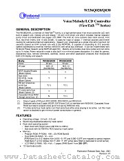 W536Q020 datasheet pdf Winbond Electronics