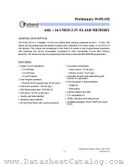 W49L102Q,P datasheet pdf Winbond Electronics