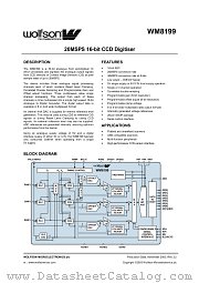 WM8199 datasheet pdf Wolfson