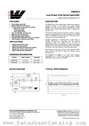 WM2623 datasheet pdf Wolfson