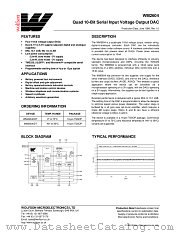 WM2604 datasheet pdf Wolfson