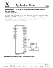 AN35 datasheet pdf Xicor