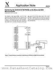 AN29 datasheet pdf Xicor