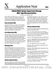 AN21 datasheet pdf Xicor